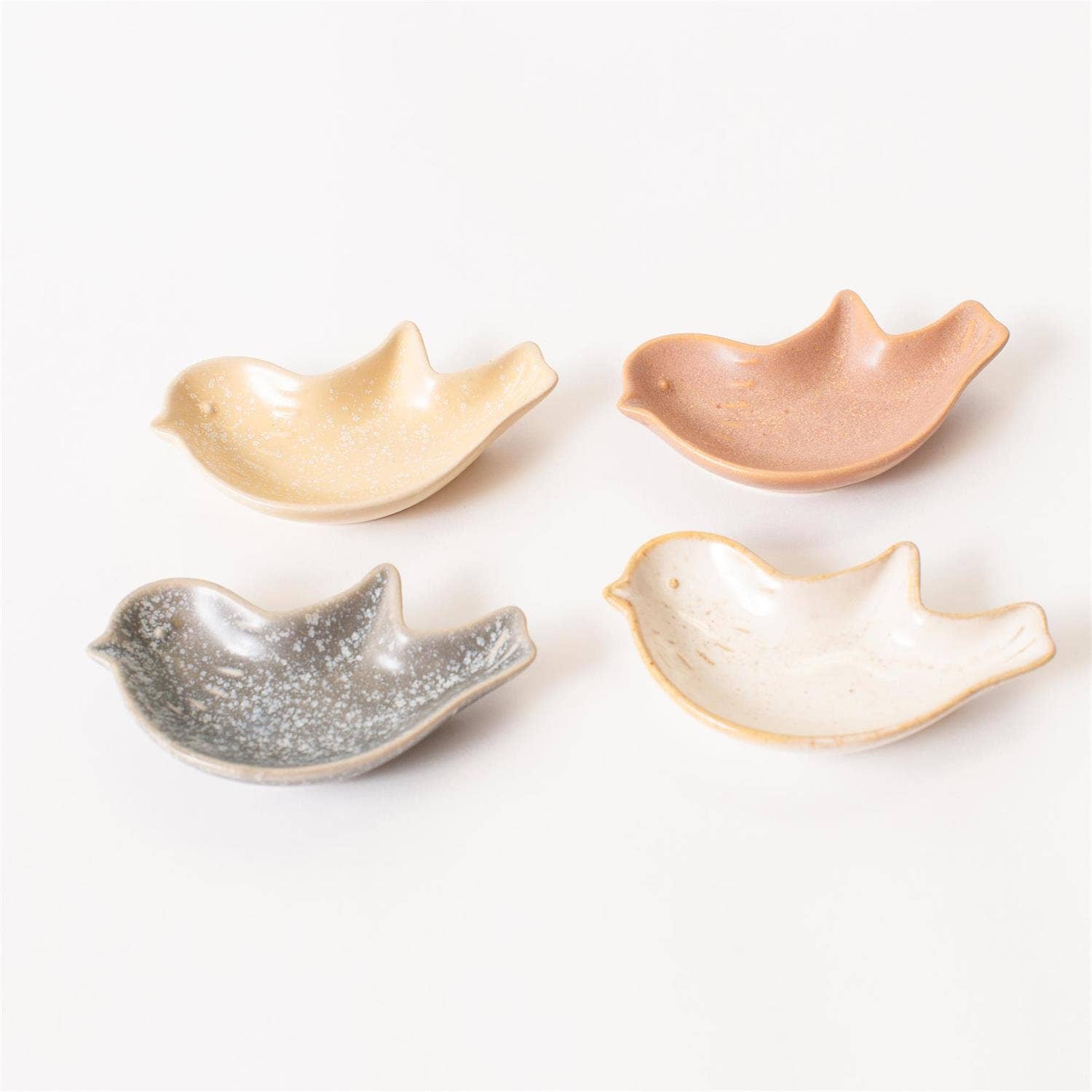 Audrey's Home & Gift - Mini Reactive Glaze Bird Trinket Tray