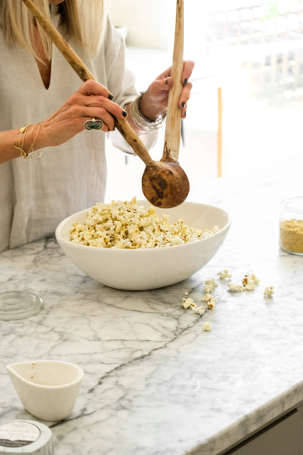 Organic Sweet Heirloom Popping Corn (23 oz jar)