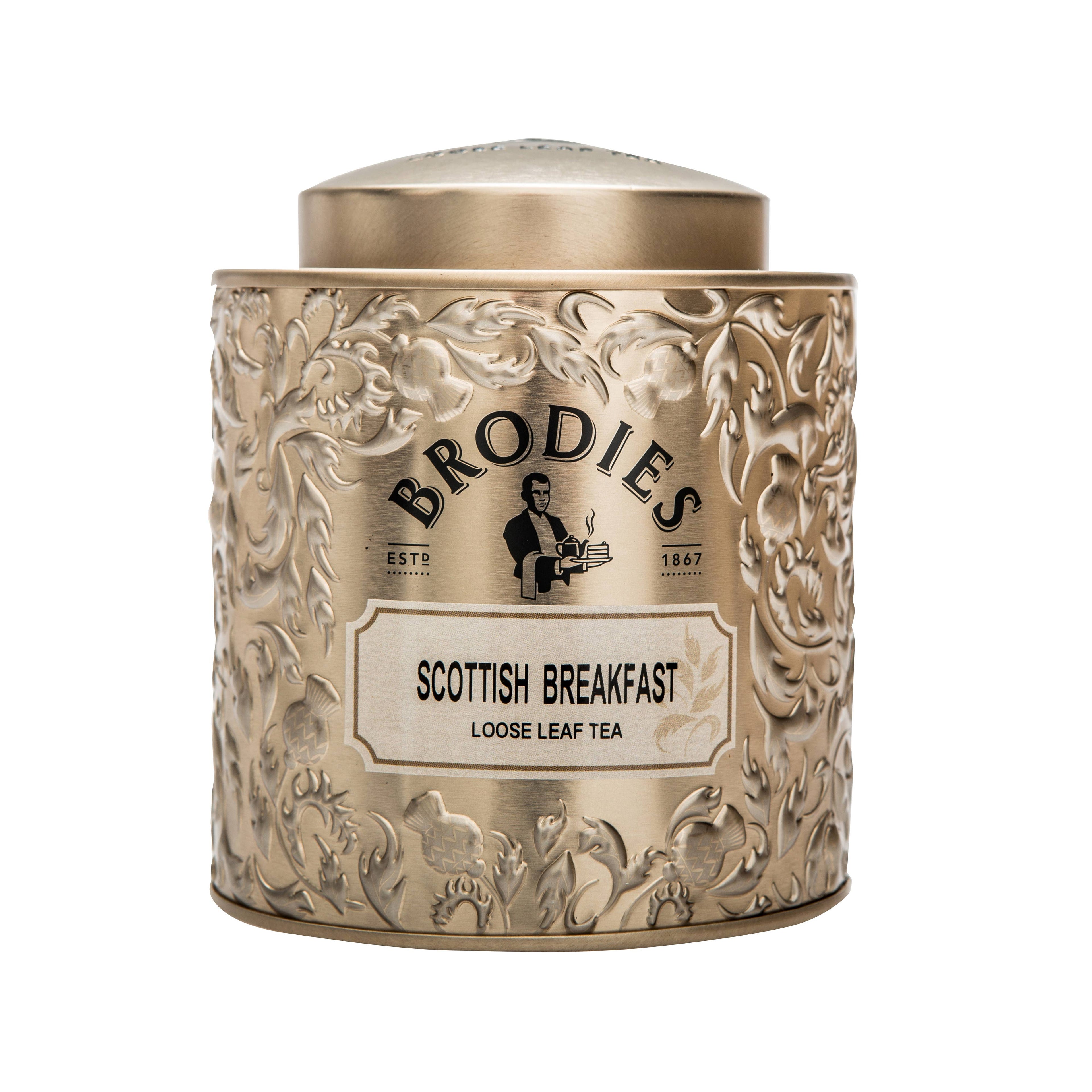 Brodies Loose Leaf Tea - Scottish Breakfast (3.5 oz tin)
