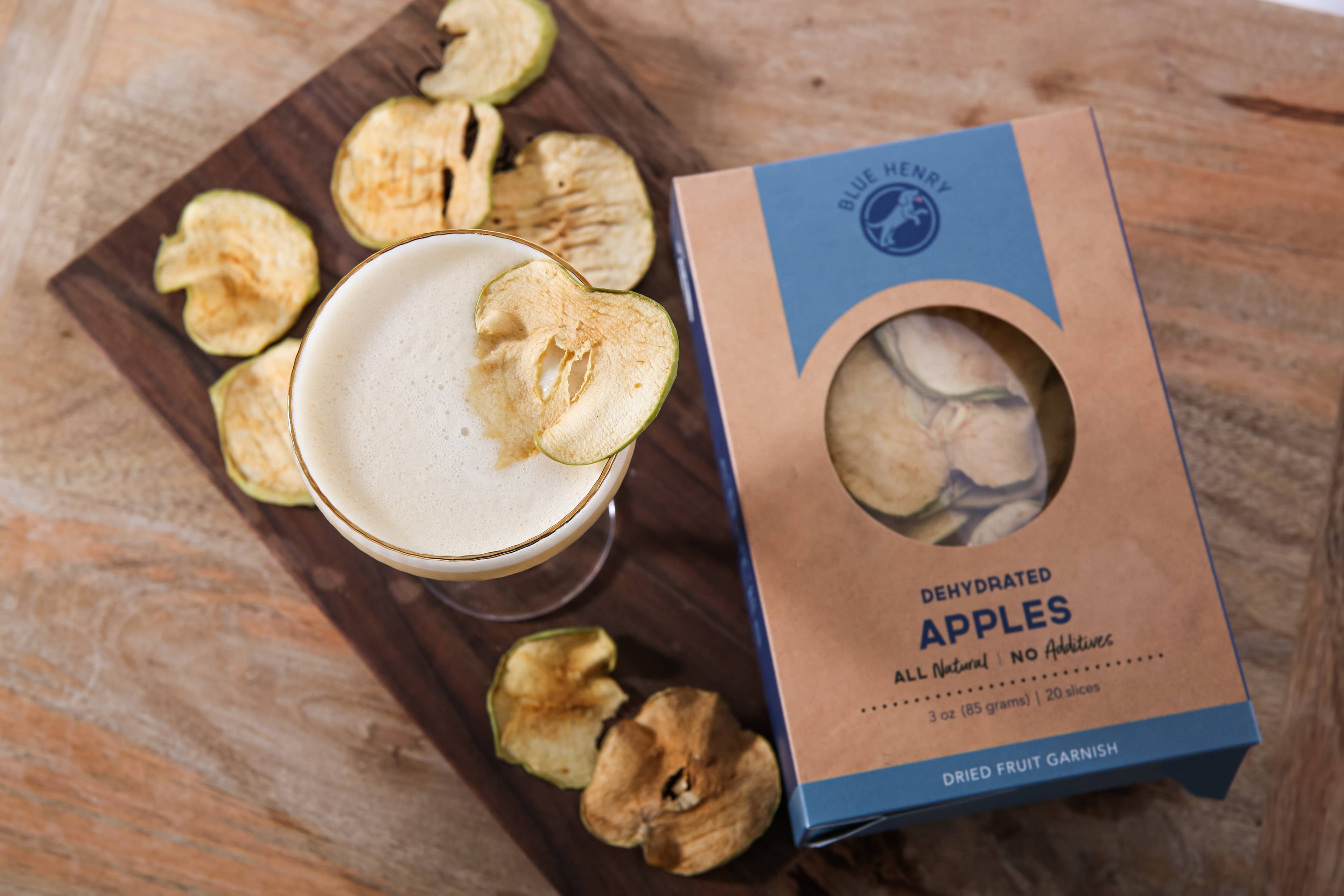 Dehydrated Apple Slice Garnish -