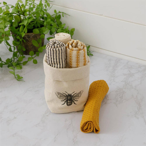 Audrey's Home & Gift - Dish Cloth Set of 4 - Bee