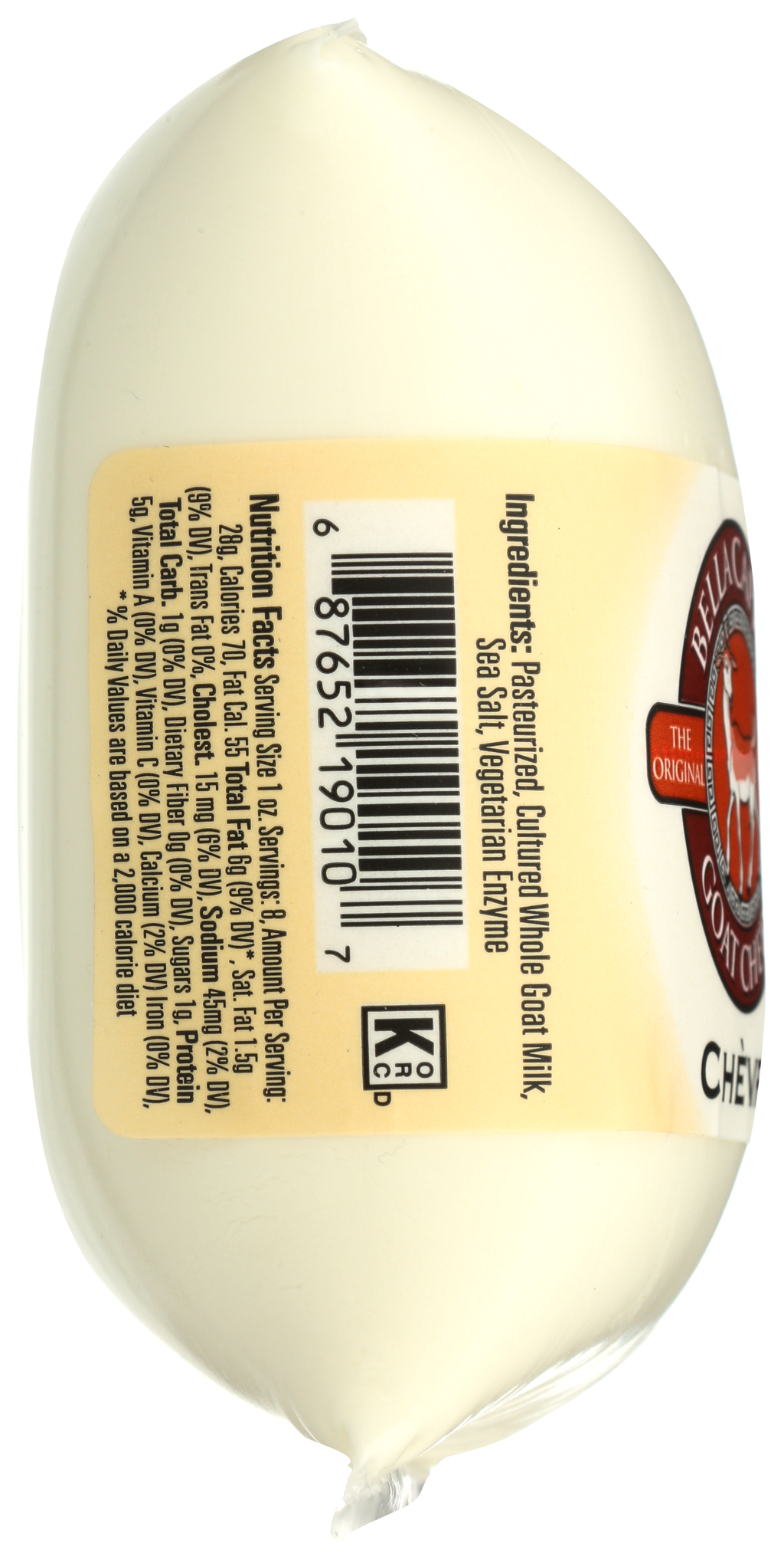 Sierra Nevada Cheese Company - Bella Capra Chevre Traditional 8 Oz Log