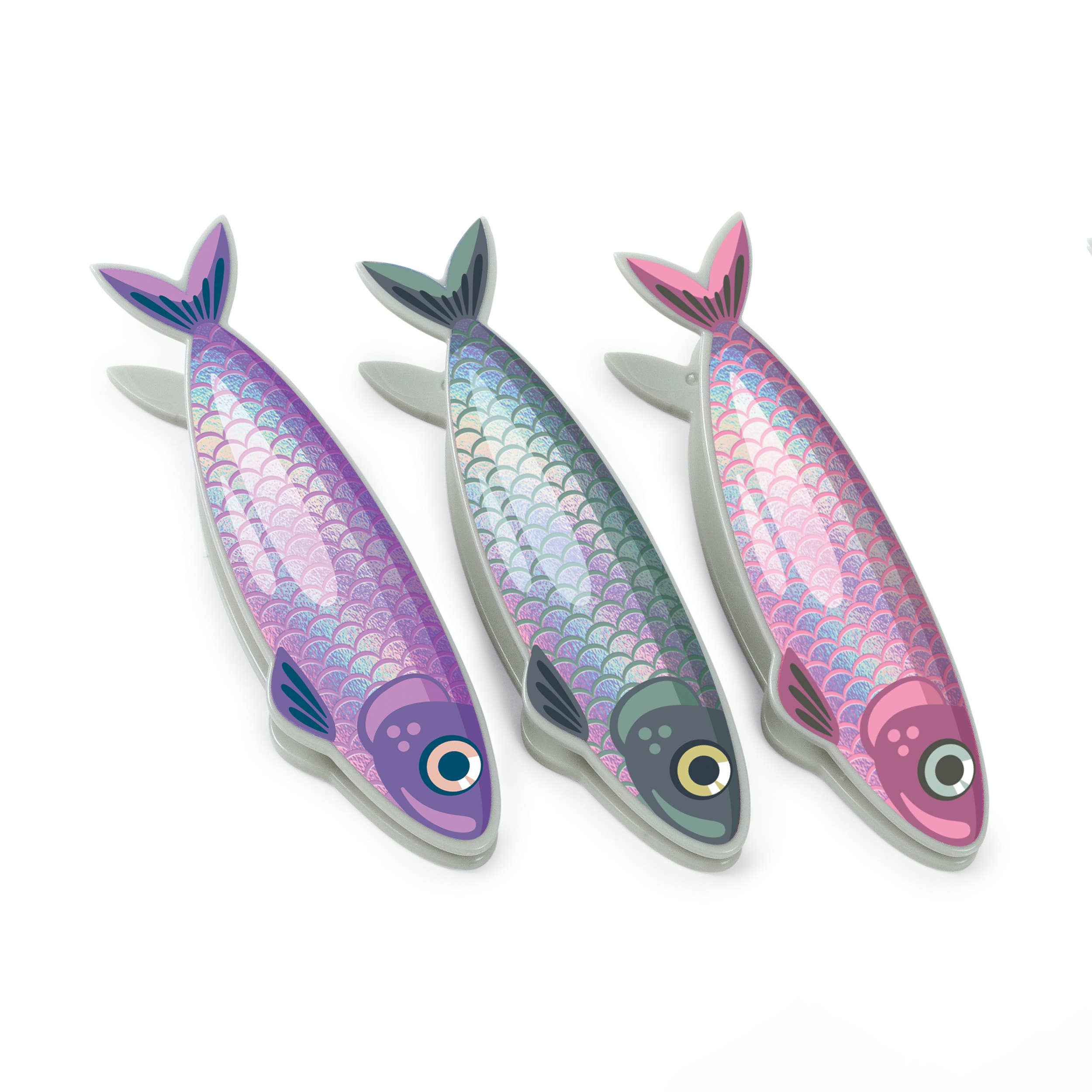 Fred & Friends - Fish 'N Clips - Sardine Bag Clips - Set of 4