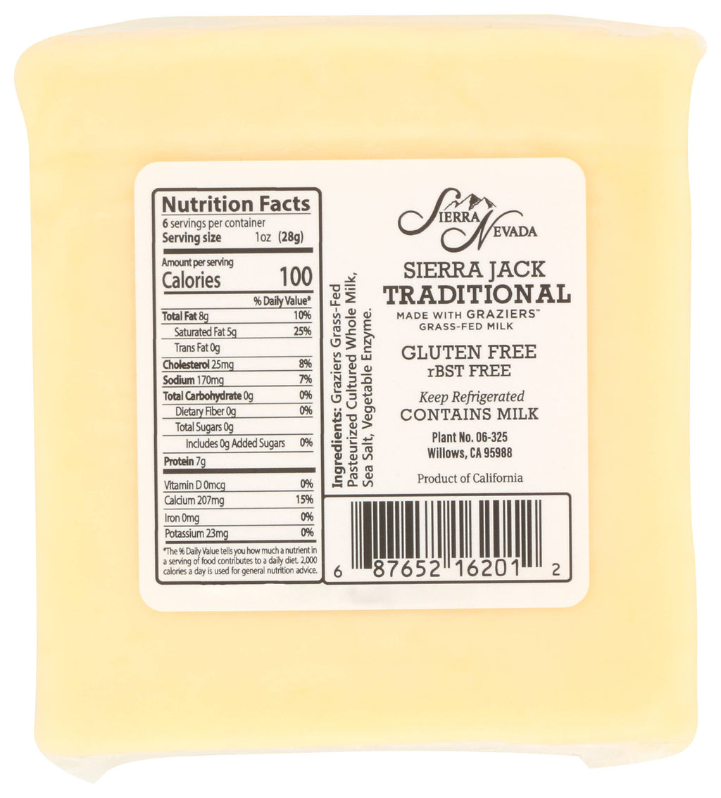 Sierra Nevada Cheese Company - Sierra Jack Traditional Square 12/6oz
