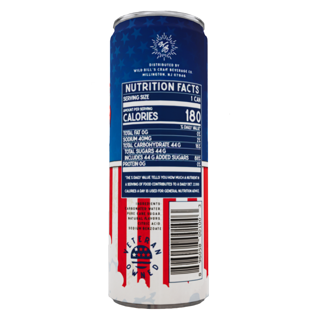 Wild Bill’s Craft Beverage Co. - Rocket Pop - Premium Cane Sugar Soda, 12-Pack, Cans