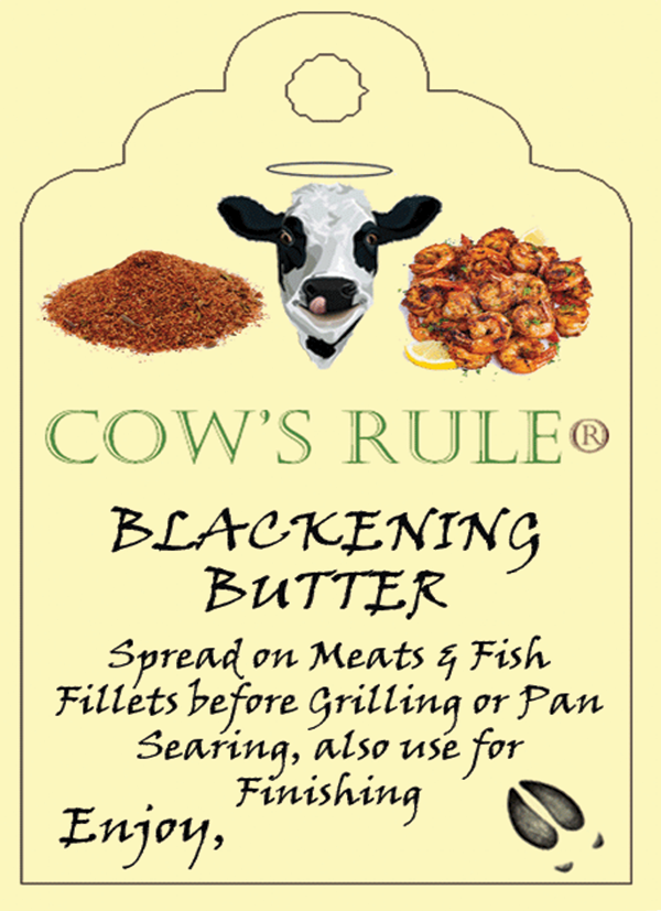 Cow's Rule Gourmet Butter Company - Blackening Compound Butter 4oz.