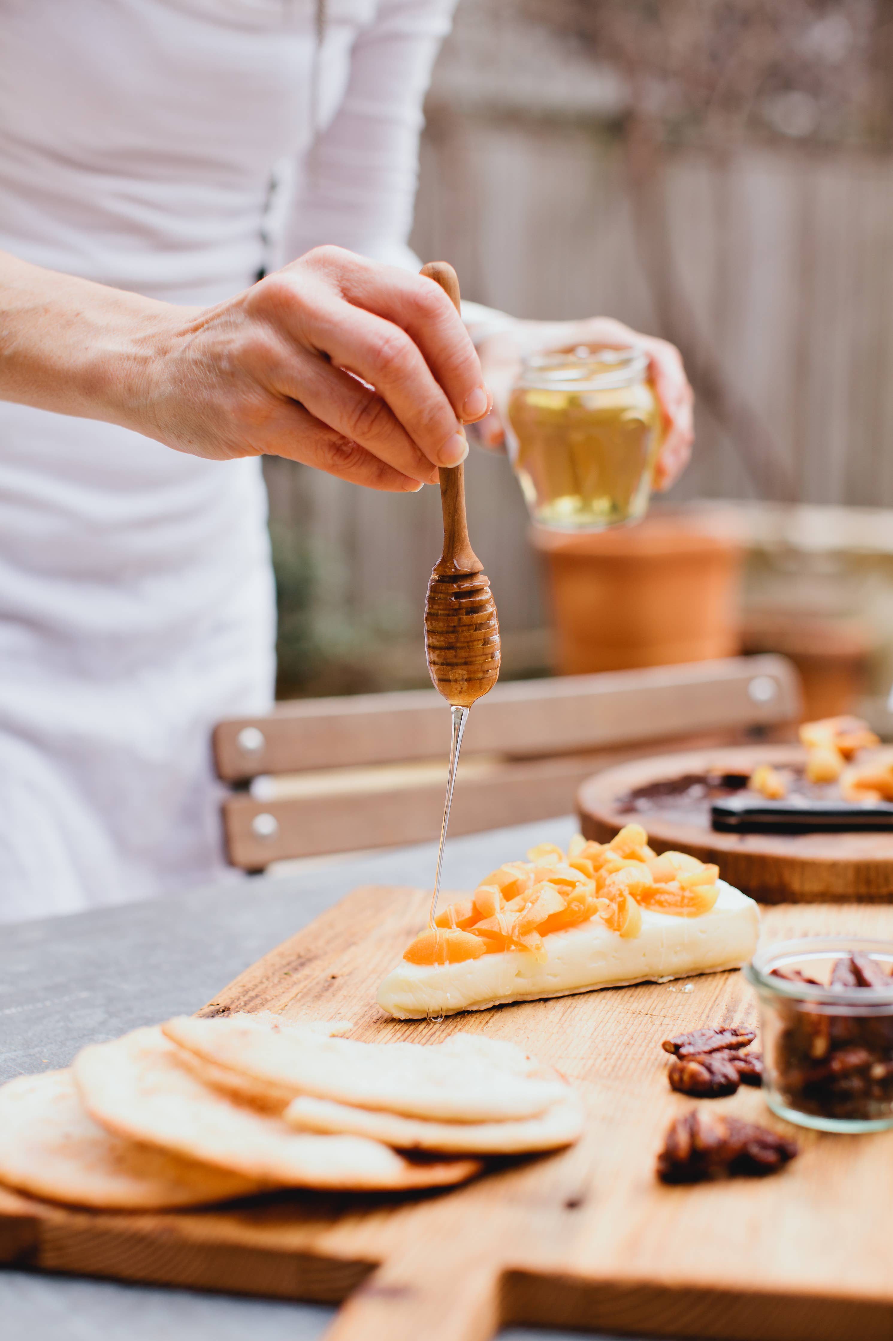 Handcrafted Olivewood Honey Dipper