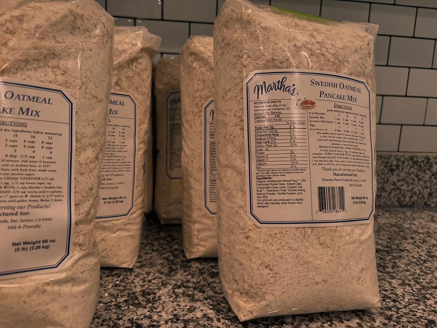 Swedish Oatmeal Pancakes - 5 lb bag