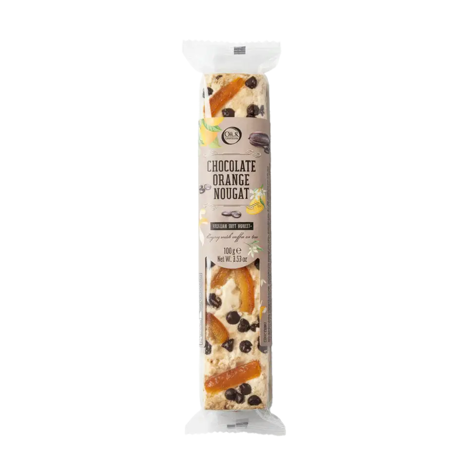 Chocolate Orange Nougat - 100g