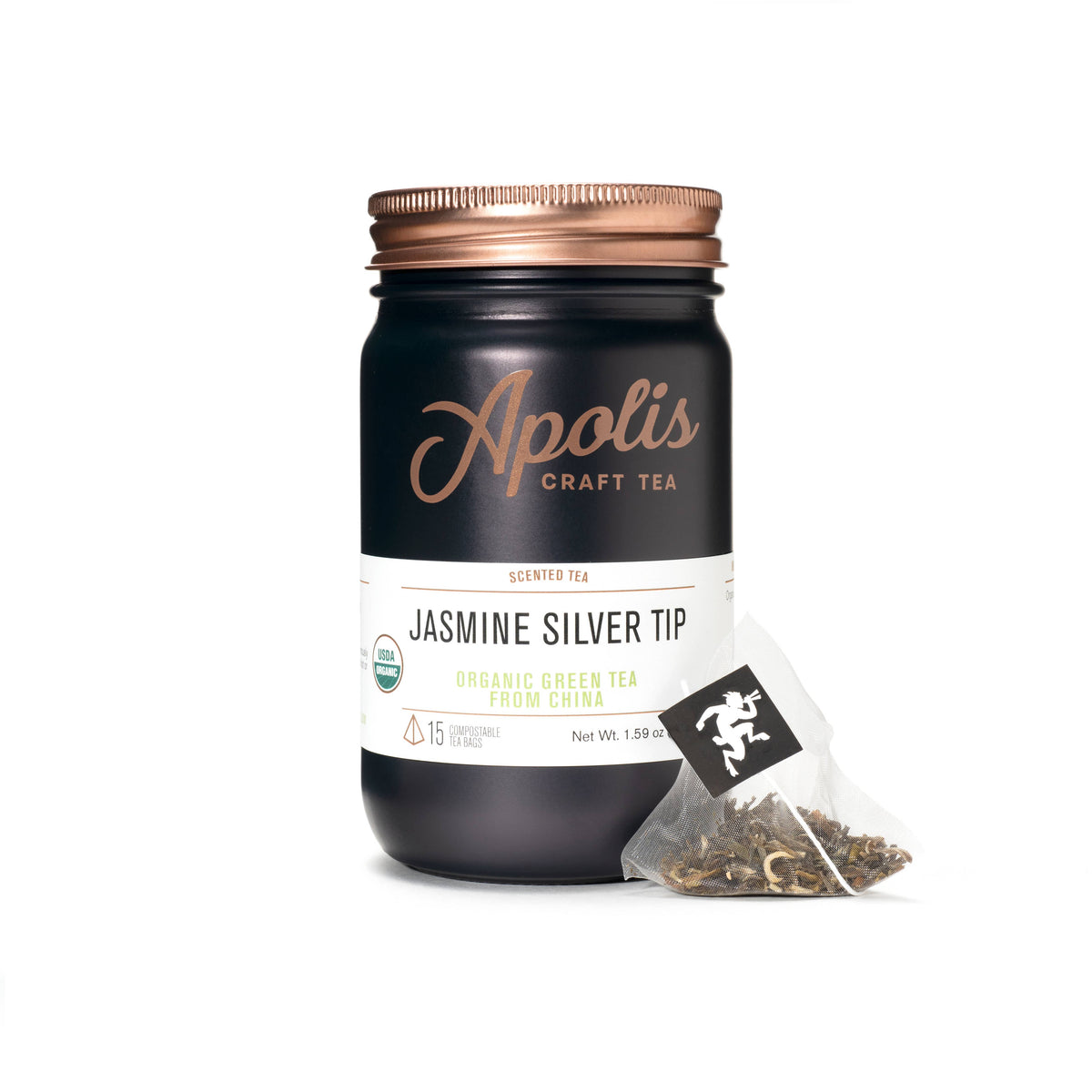 Apolis Tea - Organic Jasmine Silver Tip - Tea Bags