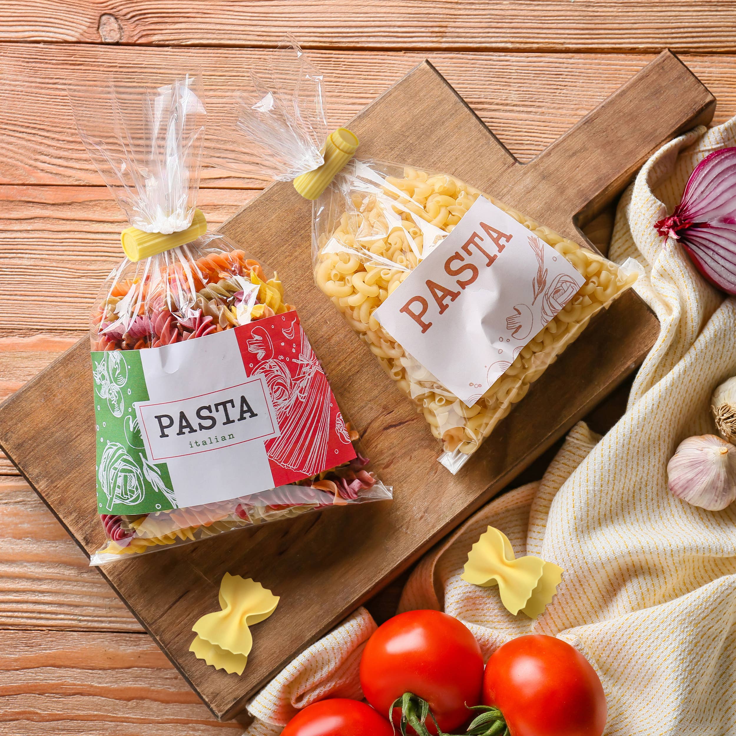 SNACKARONI Pasta Bag Clips - Set of 4