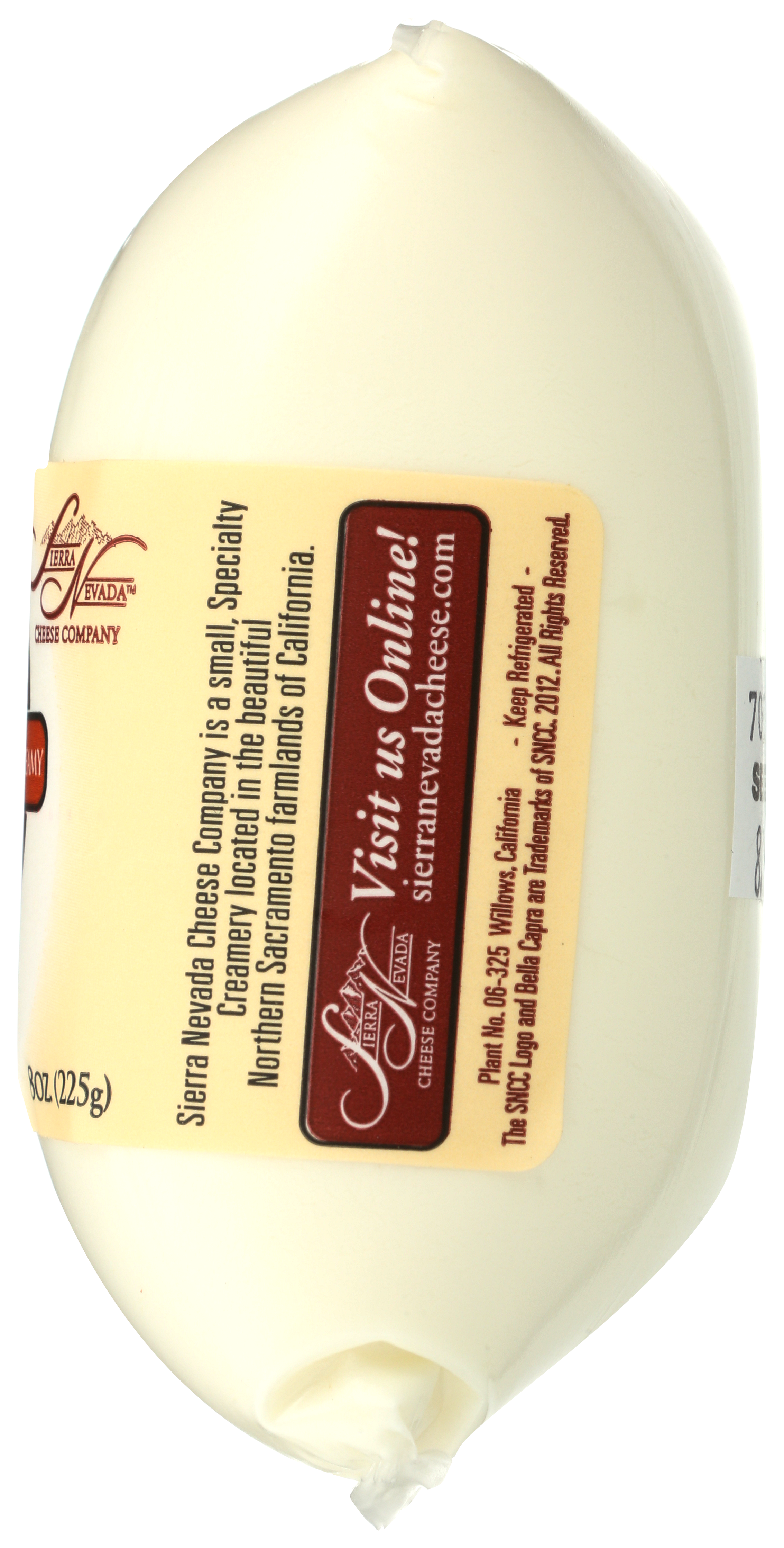 Sierra Nevada Cheese Company - Bella Capra Chevre Traditional 8 Oz Log
