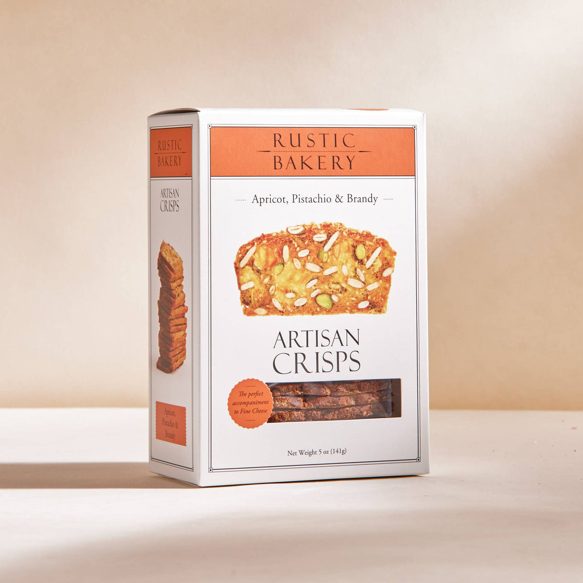 Rustic Bakery - Artisan Crisps - Apricot, Pistachio & Brandy