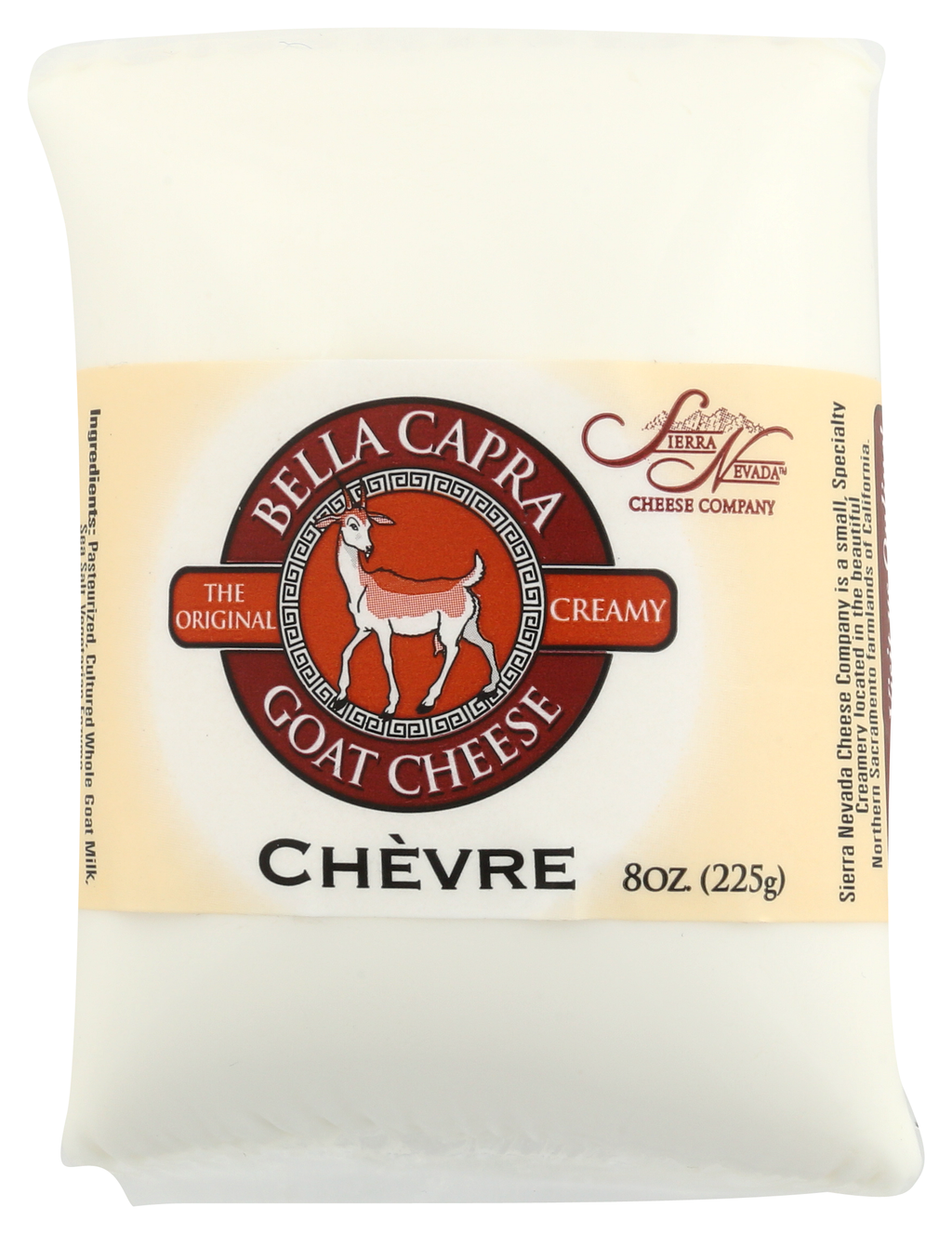 Sierra Nevada Cheese Company - Bella Capra Chevre Traditional 8 Oz Log