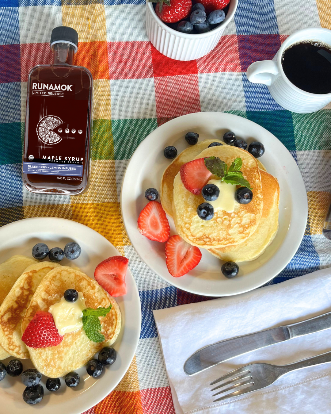 Runamok - *LIMITED Blueberry + Lemon Infused Organic Maple Syrup 250ml