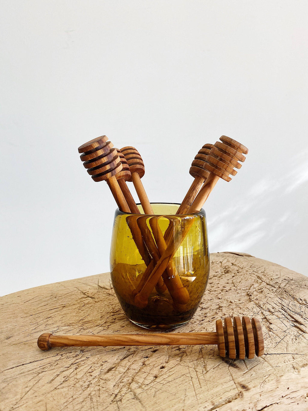 Handcrafted Olivewood Honey Dipper