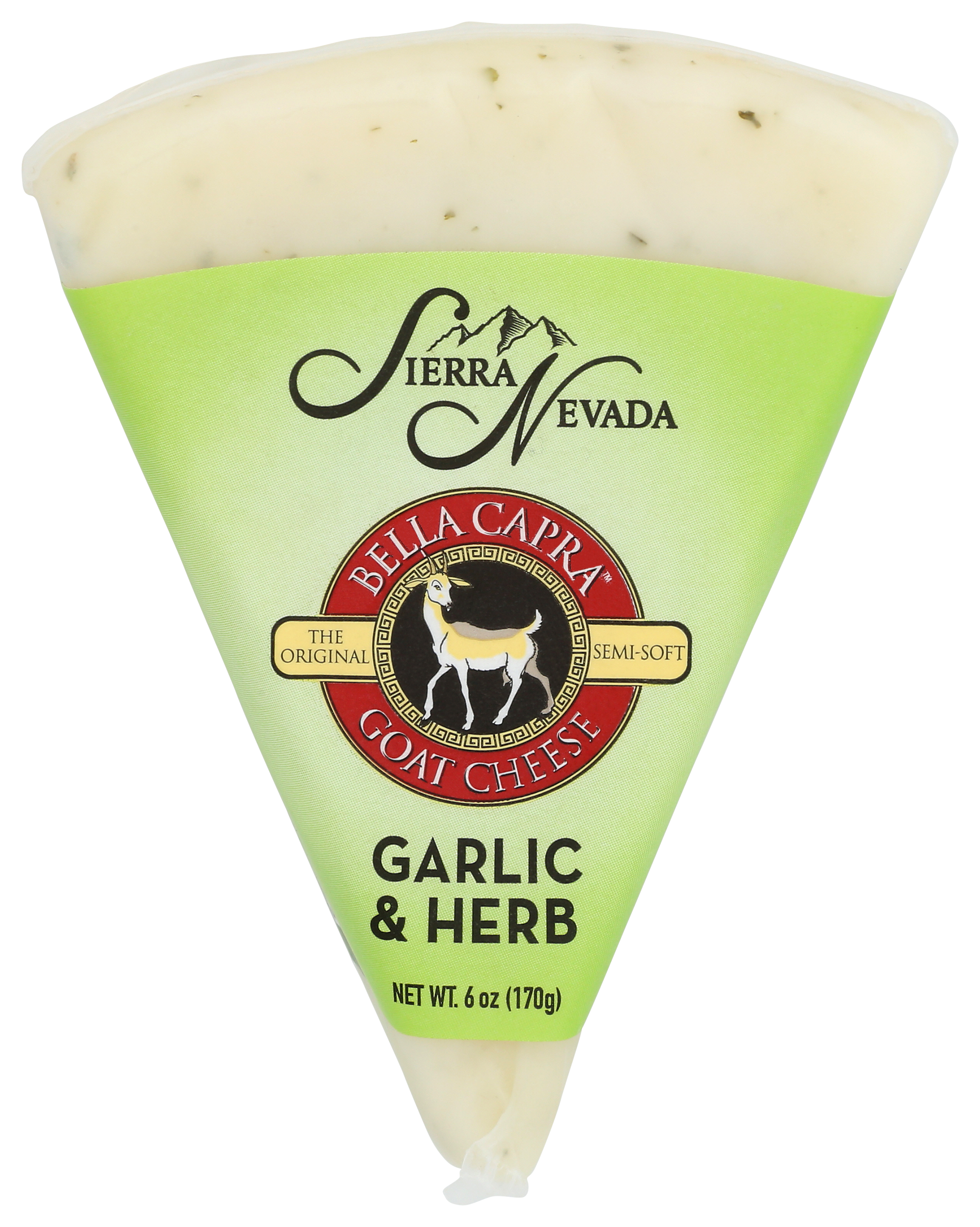 Sierra Nevada Cheese Company - Semi-Soft Goat Cheese, Garlic & Herb 8/ 6 Oz Wedges