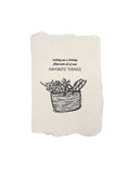 farmette - Happy birthday basket card