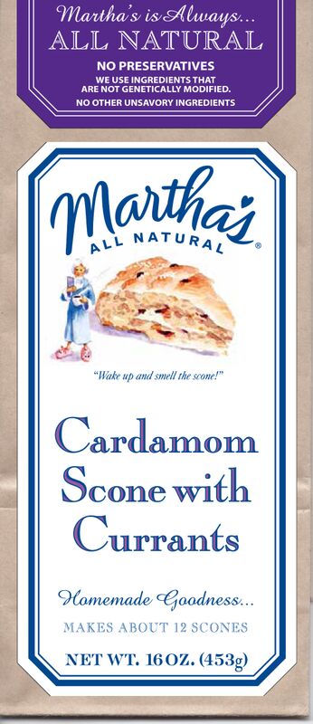Cardamom Scone with Currants Mix