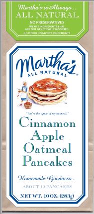 Cinnamon Apple Oatmeal Pancake Mix