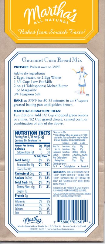 Gourmet Cornbread Mix