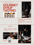 MIXT Saturdays - Gourmet Syrup Tasting