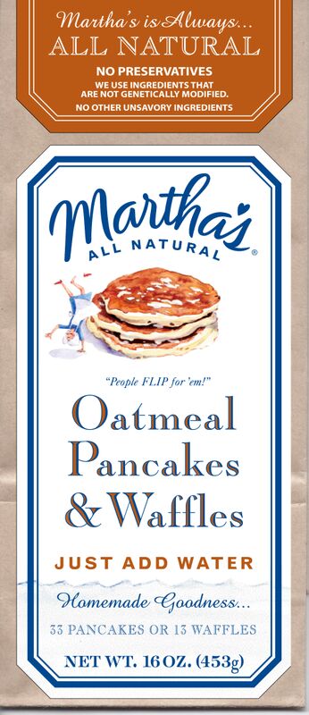 Oatmeal Pancakes & Waffle Mix - Just Add Water