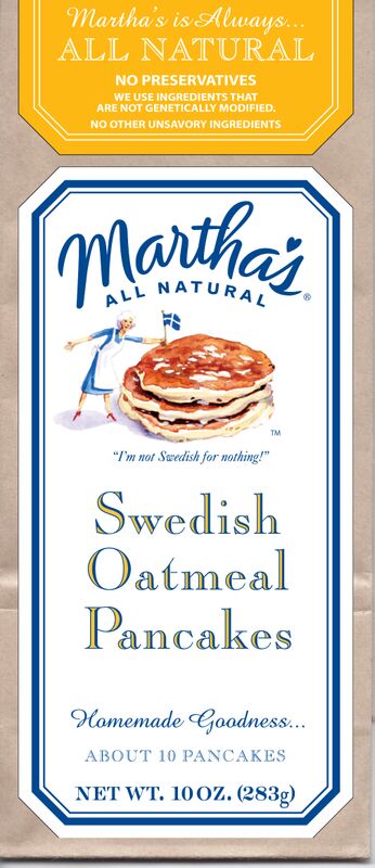 Swedish Oatmeal Pancake Mix