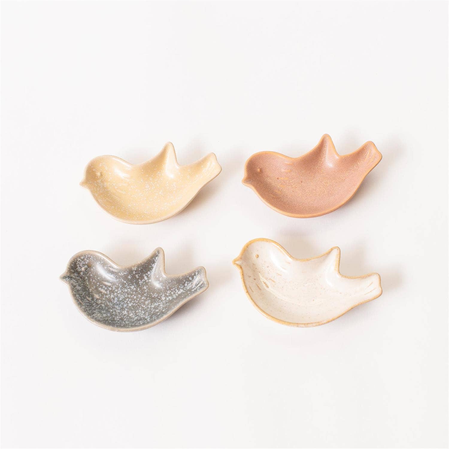 Audrey's Home & Gift - Mini Reactive Glaze Bird Trinket Tray