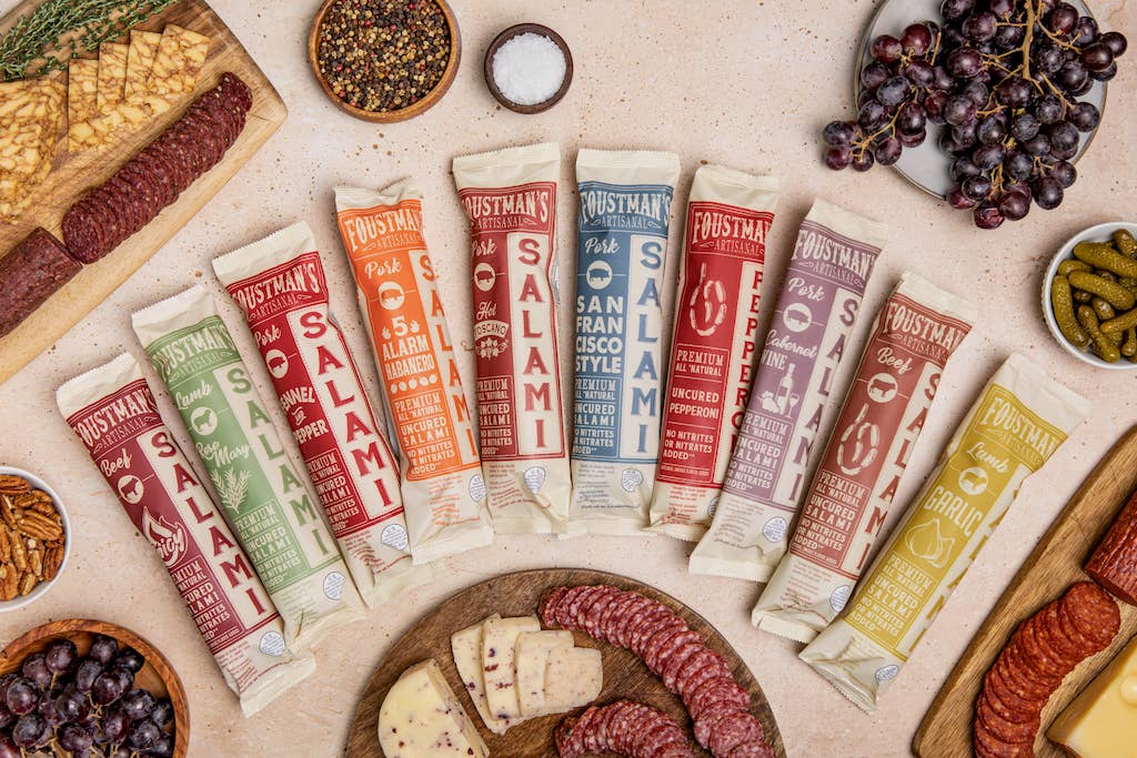 Foustman's Salami - PORK SAN FRANCISCO STYLE | FOUSTMAN'S UNCURED SALAMI - 8oz