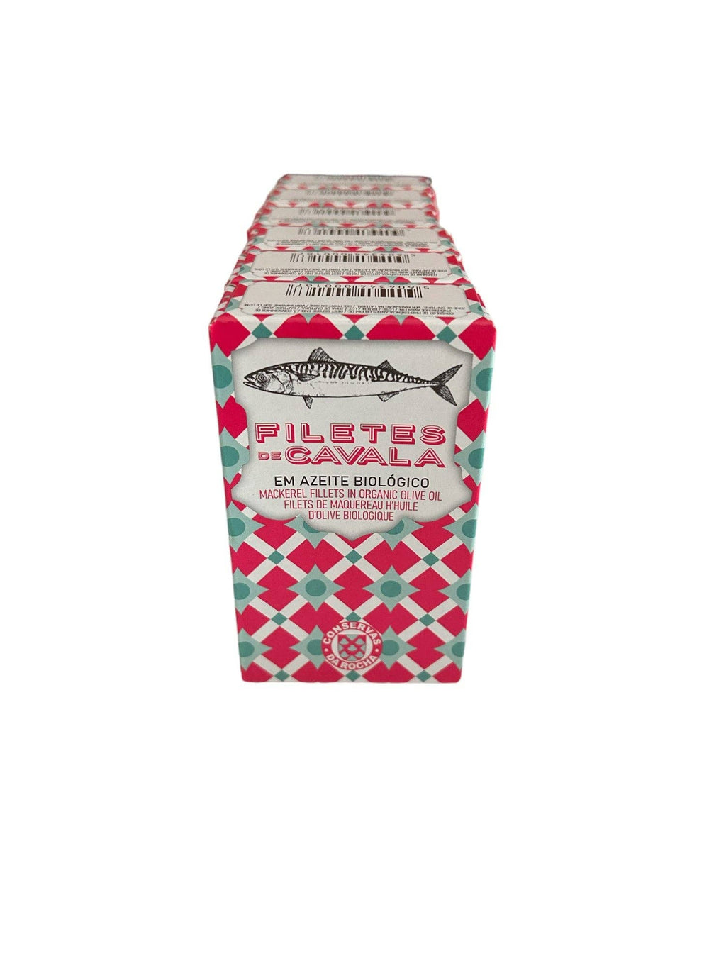 Tin Can Fish ( BELA, Cantara, Mar, Porthos, Varina ) - Da Rocha Mackerel Fillets in Organic Olive Oil - 6 Pack