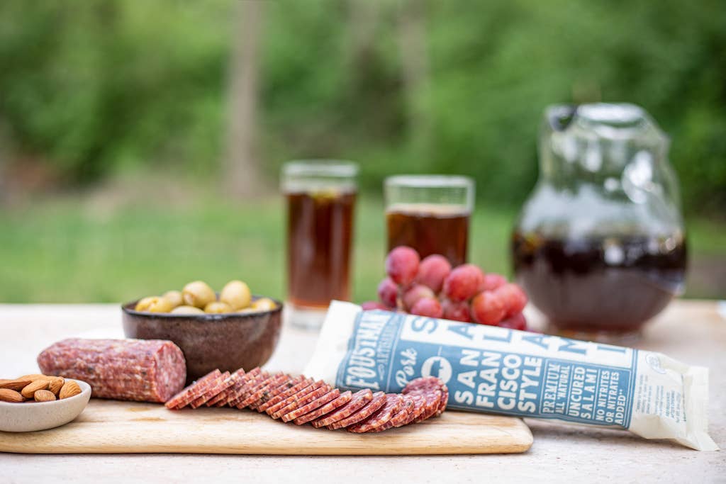 Foustman's Salami - PORK SAN FRANCISCO STYLE | FOUSTMAN'S UNCURED SALAMI - 8oz