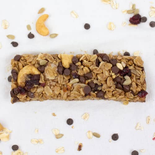 Lenka Craft Granola Bars - Nuts and Berries Granola Bar - High Fiber, Gluten-Free