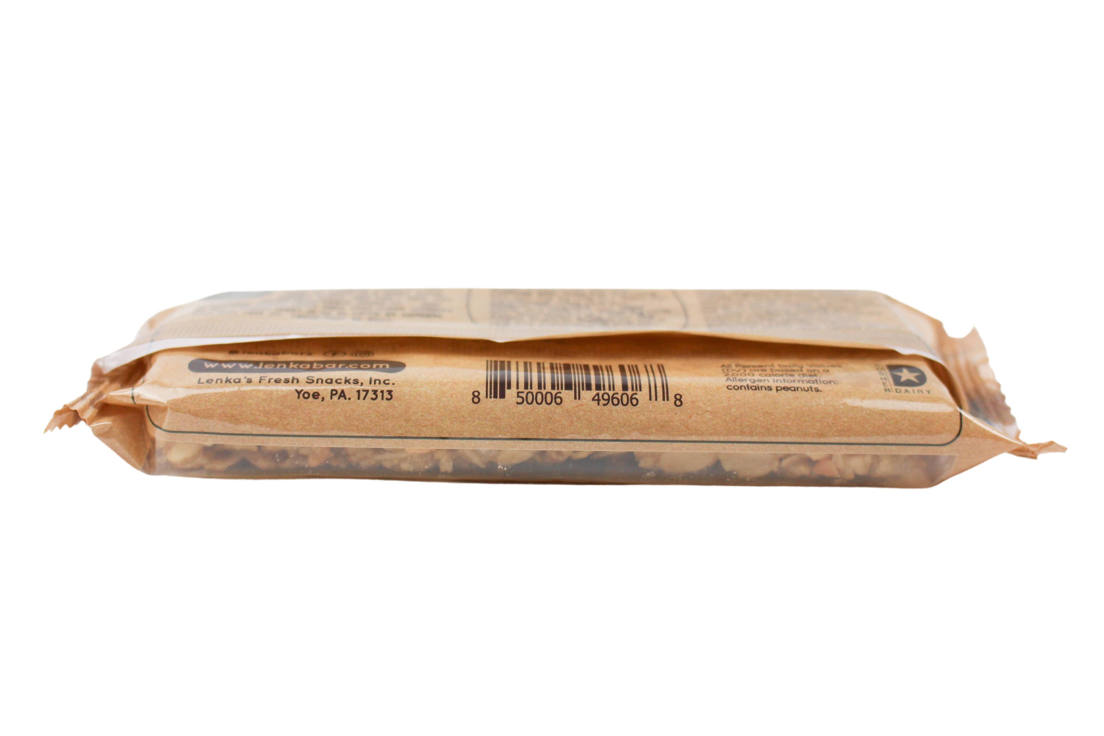 Lenka Craft Granola Bars - Peanut Butter with Sea Salt Granola Bar - Dairy Free