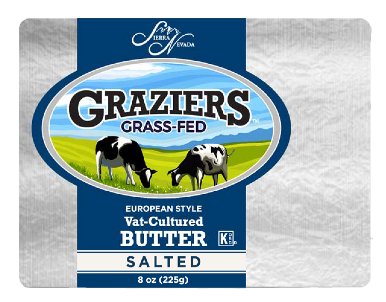 Sierra Nevada Cheese Company - Graziers Vat Cultured Euro-Style Salted Butter 12/8oz