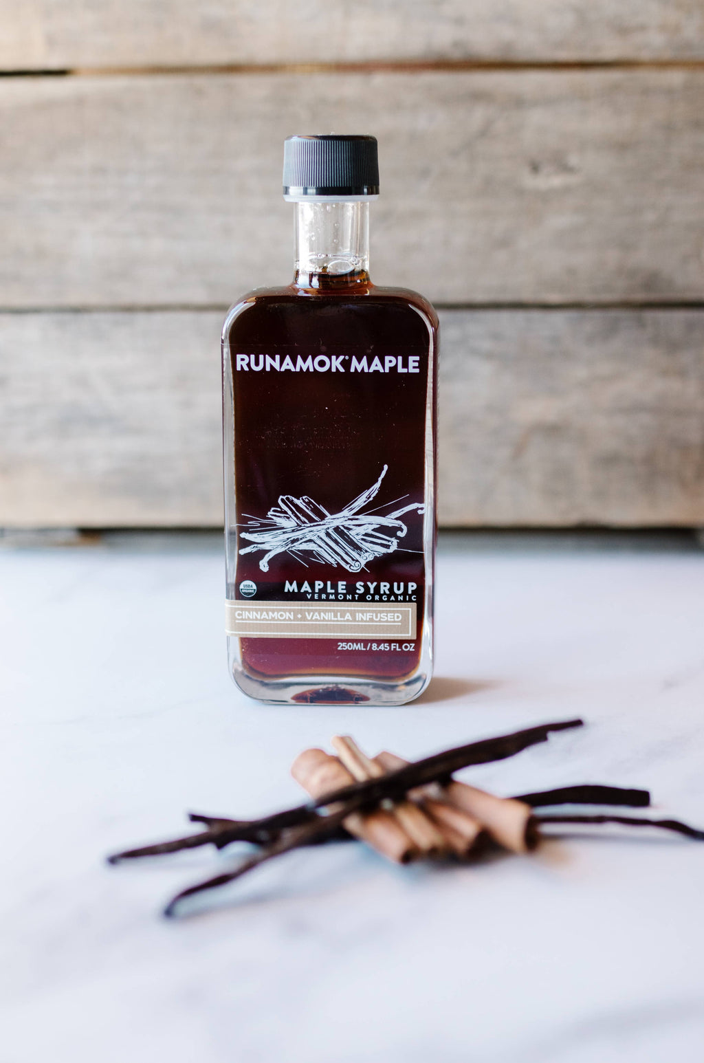 Runamok - Cinnamon + Vanilla Infused Maple Syrup 250ml
